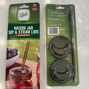 Mason Jar Sip & Straw Lids